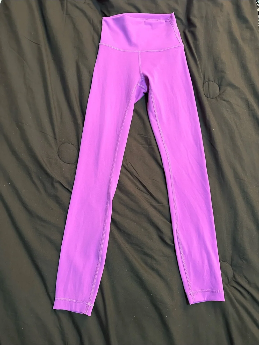 Lululemon High-Rise Wunder Train Moonlit Magenta Leggings 25” Size 2